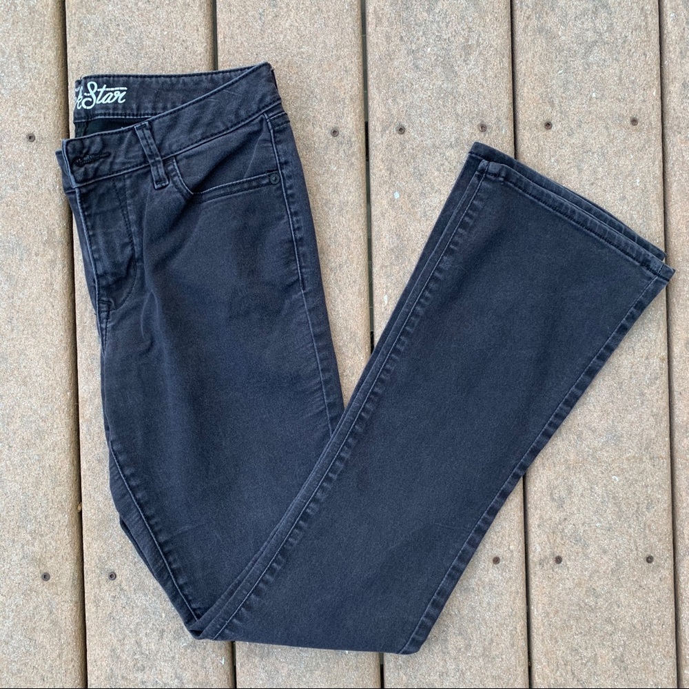 Old Navy Rockstar Black Straight Jeans